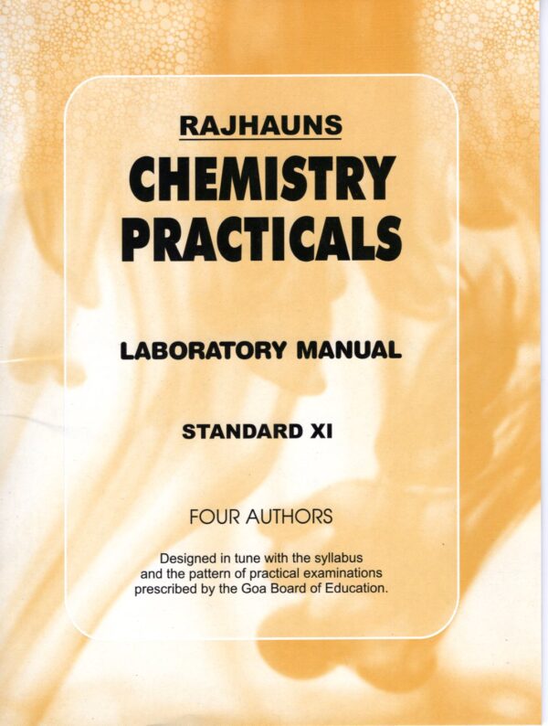 XI CHEMISTRY LAB MANUAL