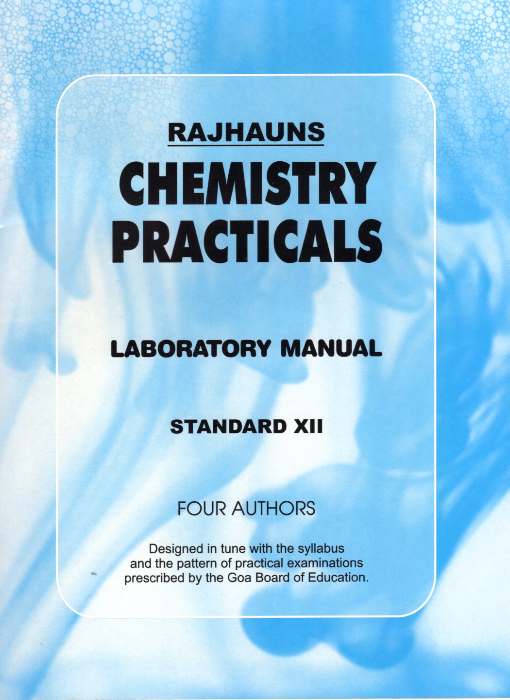 XII CHEMISTRY LAB MANUAL GRANTH ABHIMAN