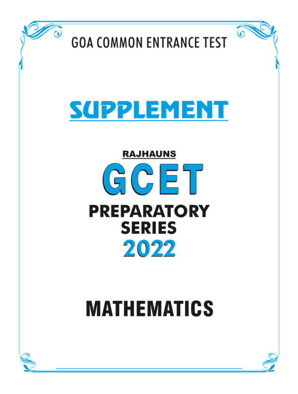 Rajhauns GCET Mathematics Preparatory Series 2022 (Supplement) E Book Edition