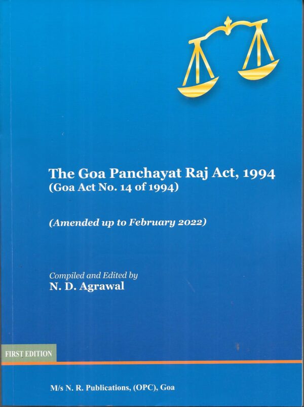 The Goa Panchayat Raj Act, 1994