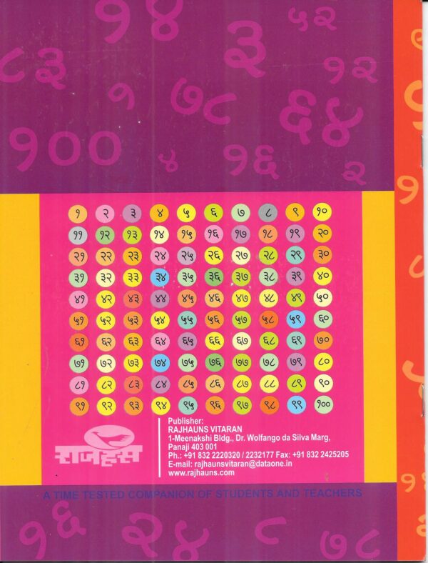 KONKANI NUMBERS FORMATION(DEVANAGARI STYLE) 1 – 50 - Image 2